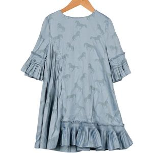 stella mccartney blue dress Stella McCartney Blue Viscose Casual Dress